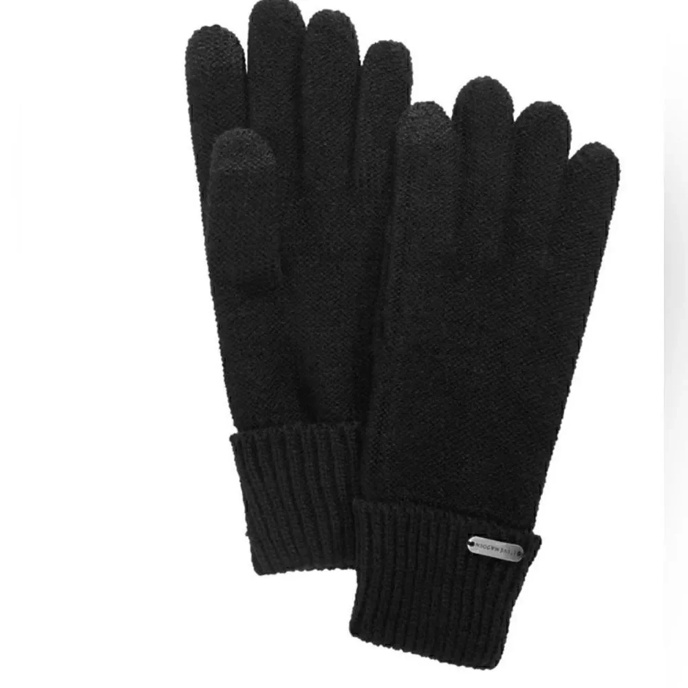 Set of 2 Steve Madden Men’s Solid Boyfriend Touch Gloves (Green, Black)